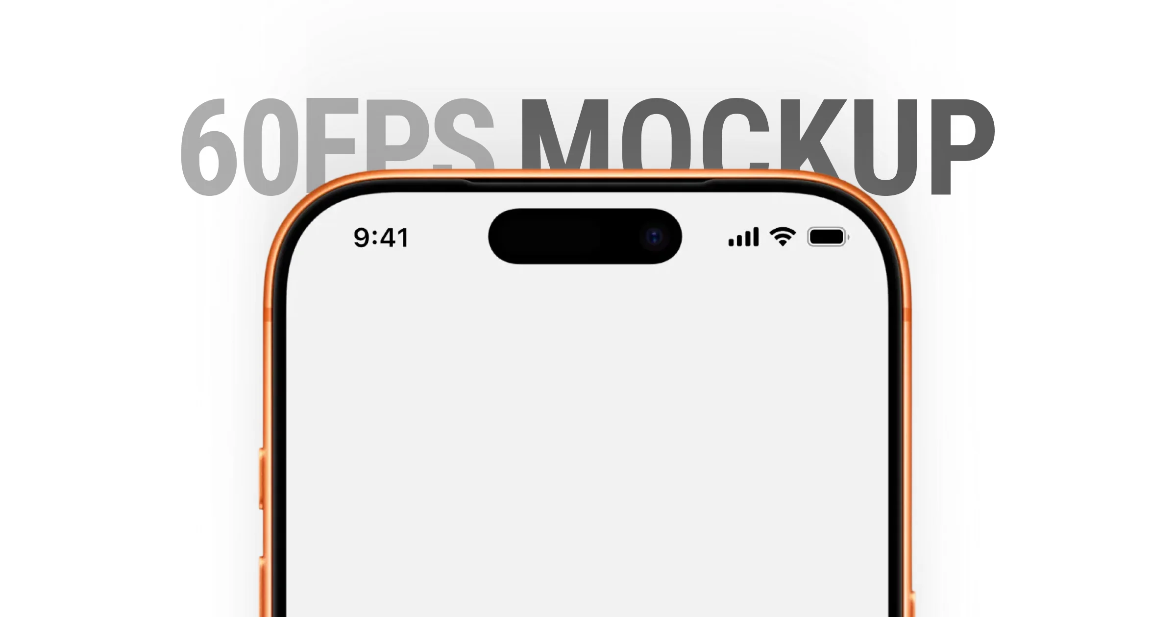 60fps Mockup - iOS mockups made simple